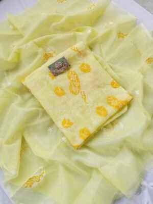 Kota Doria delicate embroidery work suit set