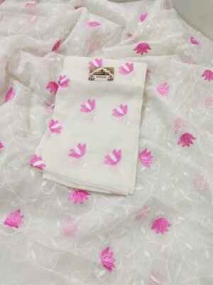 Kota Doria delicate embroidery work suit set